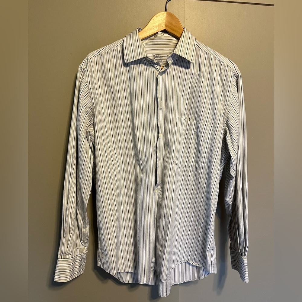 Ermenegildo Zegna Dress Shirt, Sz M/40